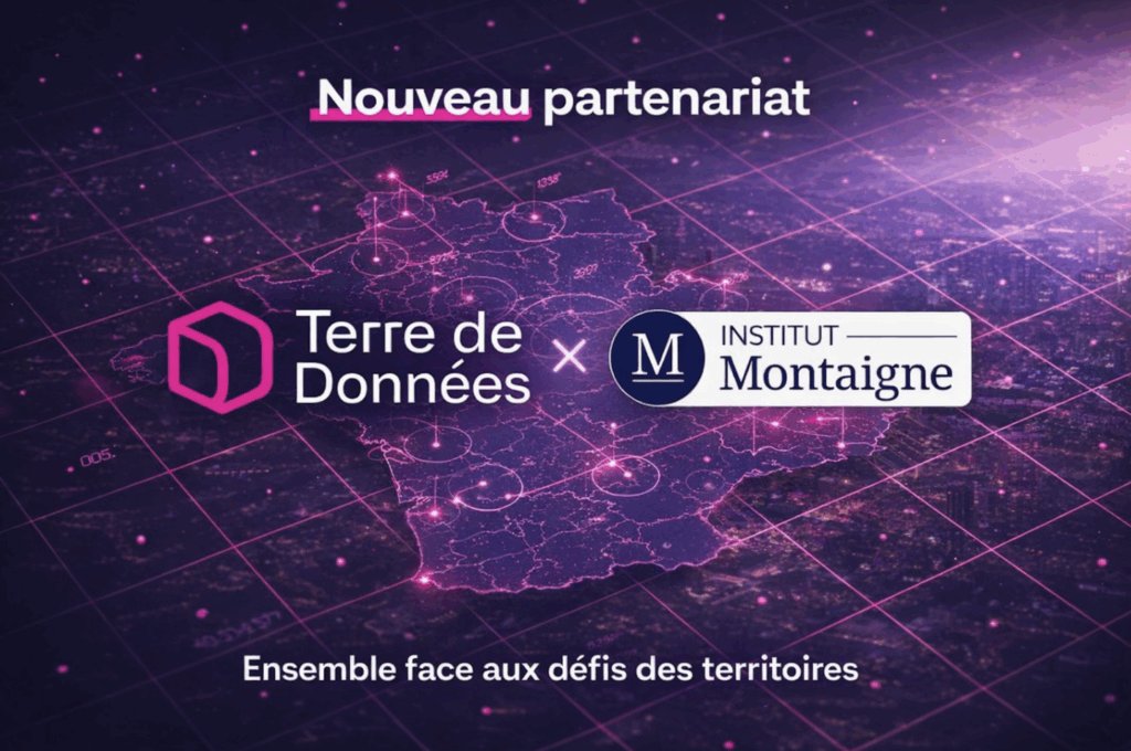 Terre de Données est le partenaire officiel de l&rsquo;Institut Montaigne dans le cadre des élections municipales 2026